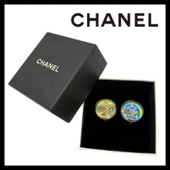 【CHANEL】97 P イヤリング ココマーク カメリア ヒール オーロラ シャネル (SER-4432)