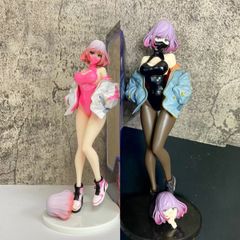 Luna  セクシーフィギュア  キャストオフ ピンク&黒 2体