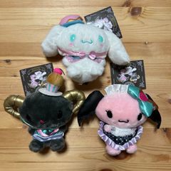 サンリオ♡ルロロマニック チェリー 15周年 ぬいぐるみ&マスコットホルダー サンリオ シナモロール&ルロロマニックデザインシリーズ 15周年