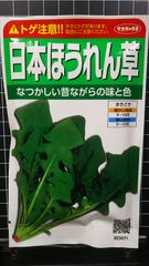 日本 ほうれん草 ホウレンソウ 種 ３袋セット