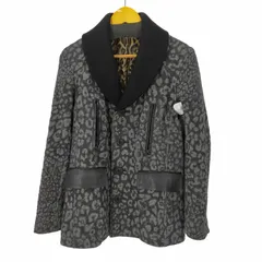 ロエン Roen ショールカラー レオパードコート メンズ JPN：46 のサムネイル