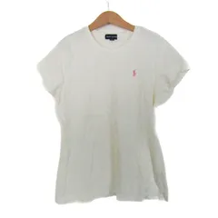 ラルフローレン 半袖Ｔシャツ トップス フリル袖 キッズ 女の子用 160サイズ ホワイト RALPH LAUREN 【中古】