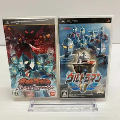 05w11239 【PSP】PlayStationポータブル ソフト「ウルトラマン」 2本セット ＊起動のみ確認済＊ ◎中古品◎
