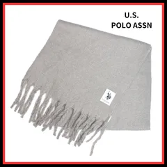 【限定入荷】ユーエスポロアッスン U.S.POLO ASSN マフラー 325056-GRAY メンズ レディース 大判 ストール グレー