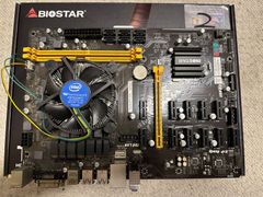 BIOSTAR　TB250 BTC PRO　CPU、メモリー付き　2