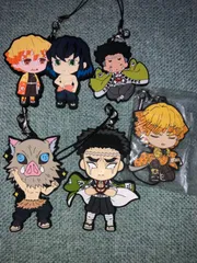 鬼滅の刃　ラバーストラップ　5点セット