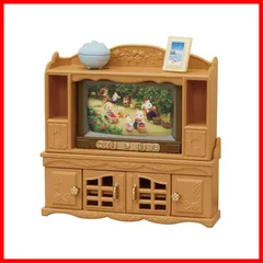 Sylvanian ドールハウス Families おもちゃ 3歳以上 STマーク認証 エポック社 カ-522 】 テレビ・テレビ台セット EPOCH 【 家具 シルバニアファミリー