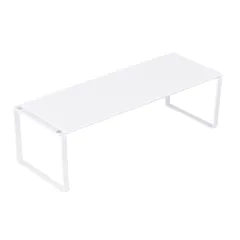 新品 伸縮洗濯機排水口上ラック シンク下 収納ラック ホワイト 約34~60*12*10cm 洗濯機収納ラック 洗濯機隙間ラック 防水パンラック ねじ回し付き