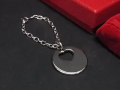 □極美品□ Cartier カルティエ ハート キーホルダー バッグチャーム