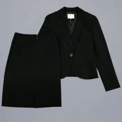 23区 ニジュウサンク セットアップ ジャケット スカート ブラック 38 36 レディース スーツ KT60‐D2‐KG