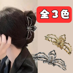 ハロウィン ヘアクリップ 髪飾り アクセサリー スパイダーデザイン ゴールド シルバー ブラック おしゃれ ユニーク パーティー イベント 髪留め ファッションアイテム スタイリッシュ 髪型アレンジ ギフトアイデア プレゼント トレンドアイテム ジュエリー