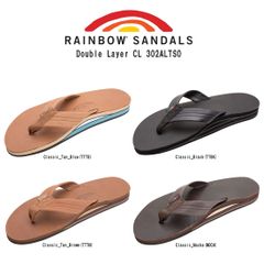 RAINBOW SANDALS(レインボーサンダル)ビーチサンダル スリッパ クラシック レザー サーファー ダブルレイヤー(厚底) メンズ 302ALTS01