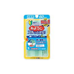 小林製薬の糸ようじ スルッと入るタイプ 狭い歯間にも入りやすい フロス&ピック デンタルフロス 60本のサムネイル