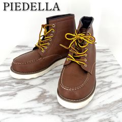 25㎝ PIEDELLA  シークレットシューズ シークレットブーツ ブラウン メンズ シューズ ショートブーツ