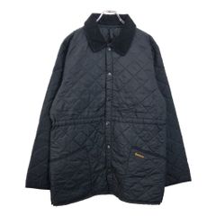 00年代 イングランド製 Barbour バブアー LIDDESDALE リッズデイル キルティングジャケット ブラック(メンズ S)中古 古着 U8452