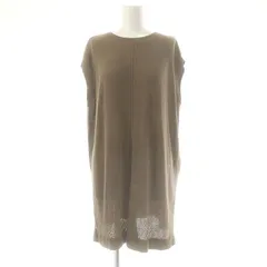 セオリーリュクス theory luxe OPUS YEBA ニット チュニック ノースリーブ 38 茶 ブラウン /AT ■OS