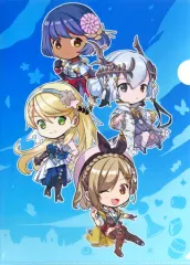 【中古】クリアファイル 集合(SD) 特製A4クリアファイル 「PS5/PS4/Switchソフト ライザのアトリエ3 ～終わりの錬金術士と秘密の鍵～」 ガストショップ購入特典