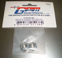 GPM タミヤ DT-03 DT-02 12mm 六角 ハブ 変換 グレー