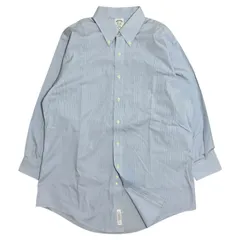 【USED/古着】ブルックスブラザーズ ギンガムチェック 長袖 シャツ 柄 ブルー系 アメカジ (16 1/2-34)