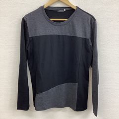 BUZZ WEAR  バズ ウェア　メンズ Tシャツ　カットソー ロンT 長袖　アシンメトリー 切り替え バイカラー