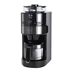 【中古】シロカ コーン式全自動コーヒーメーカー [真空二重ステンレスサーバー/予約タイマー/自動計量] SC-C121