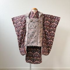 【完成品特別価格】ウィリアム　モリス　七五三　セパレート着物　被布