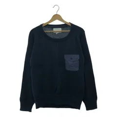 nanamica / ナナミカ | COOLMAX Crew Neck Sweater / ポケット ニット セーター | L | ネイビー | メンズ