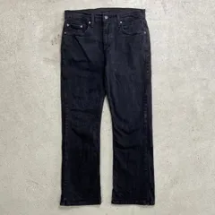 Levi's リーバイス 527 ブラックデニム フレアパンツ ブーツカット メンズW33 