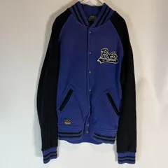 POLO RALPH LAUREN スタジャン　ワッペン　バイカラー　リブライン