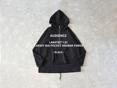 Audience /  カルゼビッグポケットアノラックパーカー - BLACK