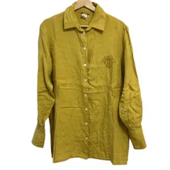 HERMES カレーシュ　ベージュ 長袖シャツ　36 クリーニング済