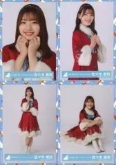 【中古】生写真(乃木坂46) ◇佐々木美玲/日向坂46ランダム生写真【「ひなくり2021」サンタ衣装】 4種コンプリートセット