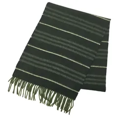 BURBERRY BLACK LABEL バーバリーブラックレーベル マフラー カシミヤ カーキ ユニセックス　aq11042