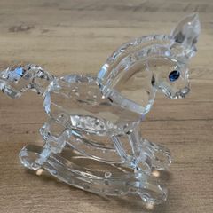 SWAROVSKI ロッキングホース 木馬 置物