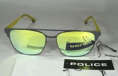 新品　POLICE　ポリス サングラス　SPL574　593G　マットイエロー