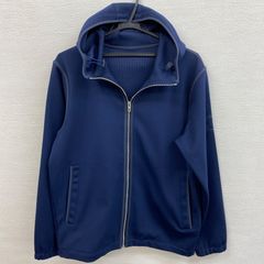 ✨美品✨　CALVIN KLEIN  カルバンクライン　ジップアップパーカー　ネイビー　シンプル　サイズL