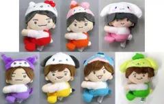 【中古】キーホルダー なにわ男子 クリップマスコット全7種セット 「なにわ男子×サンリオキャラクターズ」 Loppi・HMV限定