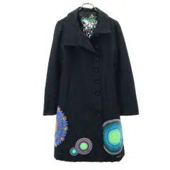 デジグアル ロングコート 38 ブラック Desigual 刺繍 レディースのサムネイル