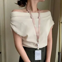 ドレープトップス オフショルダー カットソー ワンショルダー ブラック 半袖 トップス 黒 オフショルダースリム タイトシャツ y2k 90s パンク 韓国 韓国ファッション  着やせ 長袖Tシャツ 