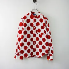 ルコックスポルティフ le coq sportif × ソウソウ SOU SOU 高島縮 20/20 スタンドカラー ドット シャツ XS｜レッド【2400014611816】のサムネイル