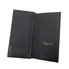 【新品未使用】カミーユフォルネ Camille Fournet 現行品 21.04 VERSO アリゲーター 長財布 マチあり 札入れ 定価13.2万 保証書付き 47327