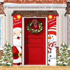 【SHOPS】Xmas気分を盛り上げる クリスマスバナー 14c 自宅 玄関 装飾
