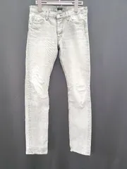 ◇ Θ D.M.G. ドミンゴ ボタンフライ デニム パンツ ジーンズ サイズSS グレー系 レディース E  【1508060007865】