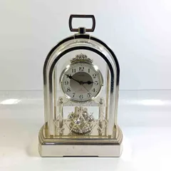 時計 置き時計 からくり時計 クォーツ時計 4RG425  CITIZEN ジャンク　(管理番号：OKU9766/C1-80)