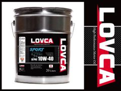 送料無料 LOVCA SPORT 10W-40/20L 日本製 100%化学合成