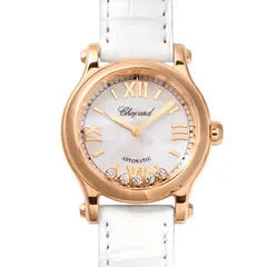 ショパール Chopard 274893-5009 ハッピースポーツ 腕時計 ホワイトシェル文字盤 K18PG ピンクゴールド 5P ダイヤモンド レディース【中古】のサムネイル