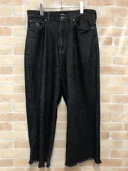 【中古】 XLARGE  エクストララージ  ワイドレッグデニムパンツ ブラック 32 111429165