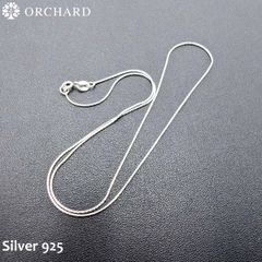 シルバー925 スネークチェーン ネックレス 45cm メンズ レディース 高級ジュエリー シンプルで洗練されたデザイン