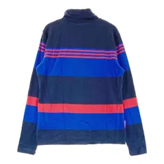 サイズ：L LE COQ GOLF ルコックゴルフ  起毛 タートルネック 長袖Tシャツ マルチボーダー柄 ネイビー系 [240101500608] ゴルフウェア レディース ストスト