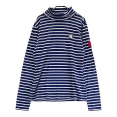 サイズ：L BEAMS GOLF ビームスゴルフ  ハイネック 長袖インナーTシャツ  ネイビー系 [240101426580] ゴルフウェア レディース ストスト サイズ：L BEAMS GOLF ビームスゴルフ ハイネック 長袖Tシャツ